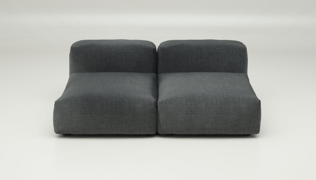 vetsak | Sofa Set 01 Medium - pique - dark grey | Sofa Modulable | 2.5 Places