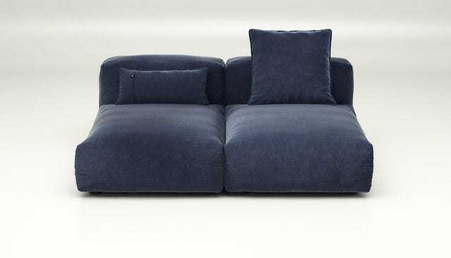 vetsak | Sofa Set 01 Medium - suave - navy | Sofa Modulable | 2.5 Places