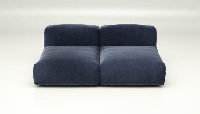 vetsak | Sofa Set 01 Medium - suave - navy | Sofa Modulable | 2.5 Places