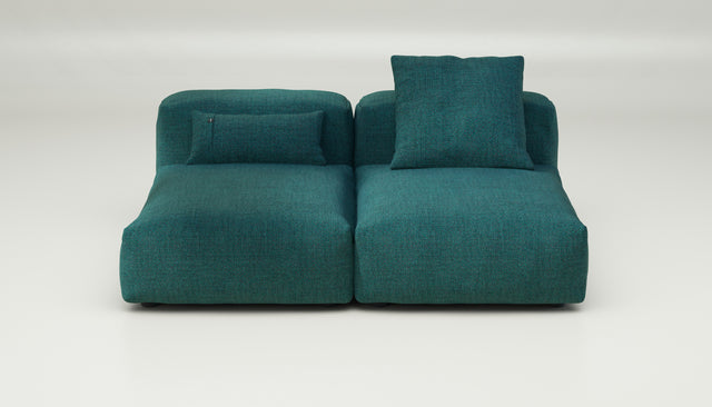 vetsak | Sofa Set 01 Medium - pique - cedar | Sofa Modulable | 2.5 Places