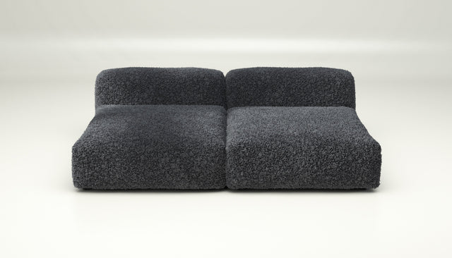 vetsak | Sofa Set 01 XLarge - doodle - dark grey | Sofa Modulable | 3.5 Places
