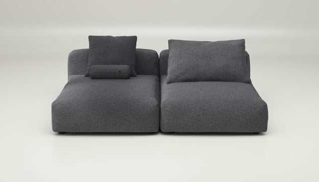 vetsak | Sofa Set 01 XLarge - loop loop - anthracite | Sofa Modulable | 3.5 Places