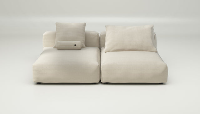 vetsak | Sofa Set 01 XLarge - pique - beige | Sofa Modulable | 3.5 Places