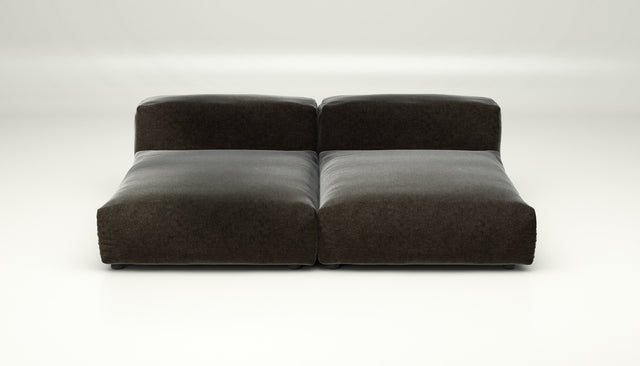 vetsak | Sofa Set 01 XLarge - suave - anthracite | Sofa Modulable | 3.5 Places