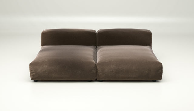 vetsak | Sofa Set 01 XLarge - suave - espresso | Sofa Modulable | 3.5 Places