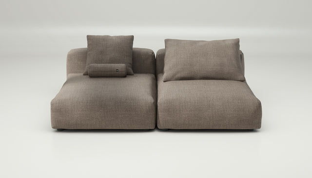 vetsak | Sofa Set 01 XLarge - Pique - Stone | Modular Sofa | 3.5 Seater