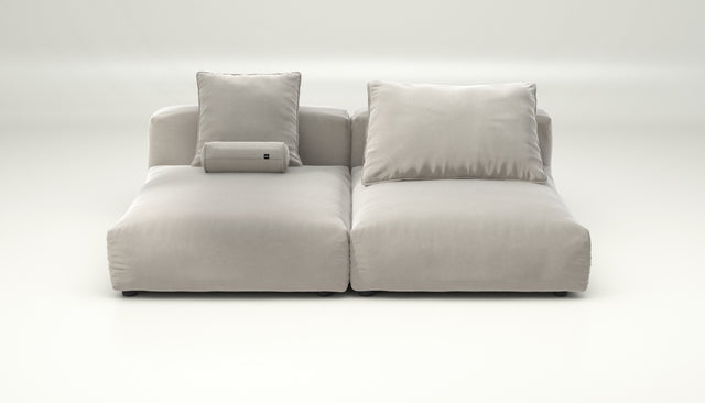 vetsak | Sofa Set 01 XLarge - suave - clay | Sofa Modulable | 3.5 Places