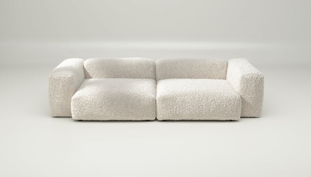 vetsak | Sofa Set 02 Large - doodle - creme | Sofa Modulable | 3.5 Places | Grand Sofa