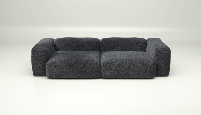 vetsak | Sofa Set 02 Large - doodle - dark grey | Sofa Modulable | 3.5 Places | Grand Sofa