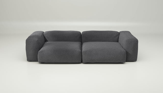 vetsak | Sofa Set 02 Large - loop loop - anthracite | Sofa Modulable | 3.5 Places | Grand Sofa