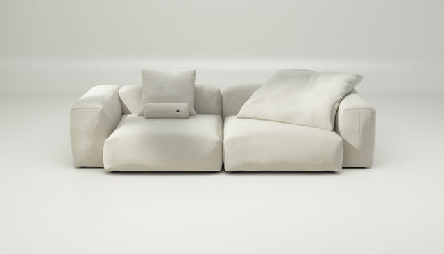 vetsak | Sofa Set 02 Large - pique - creme | Sofa Modulable | 3.5 Places | Grand Sofa