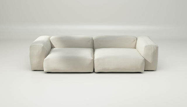 vetsak | Sofa Set 02 Large - pique - creme | Sofa Modulable | 3.5 Places | Grand Sofa