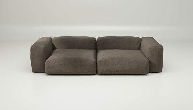 vetsak | Sofa Set 02 Large - pique - taupe | Sofa Modulable | 3.5 Places | Grand Sofa