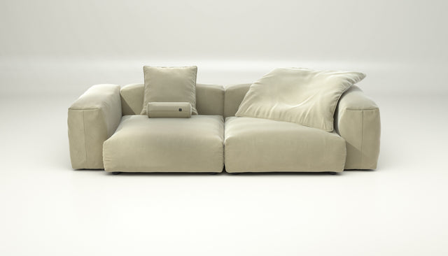 vetsak | Sofa Set 02 Large - suave - clay | Sofa Modulable | 3.5 Places | Grand Sofa