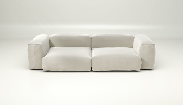 vetsak | Sofa Set 02 Large - suave - pearl | Sofa Modulable | 3.5 Places | Grand Sofa