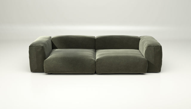 vetsak | Sofa Set 02 Large - suave - pine | Sofa Modulable | 3.5 Places | Grand Sofa