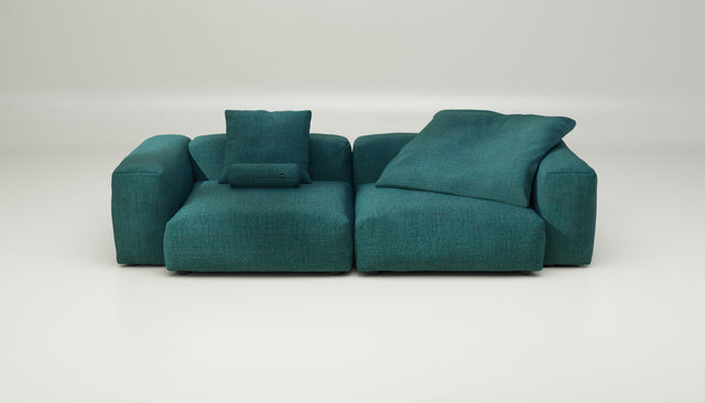 vetsak | Sofa Set 02 Large - pique - cedar | Sofa Modulable | 3.5 Places | Grand Sofa