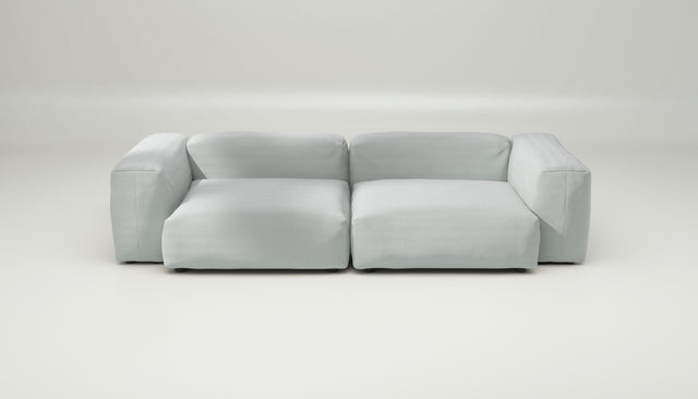vetsak | Sofa Set 02 Large - Pique - Light Grey | Modular Sofa | 3.5 Seater | Big Sofa