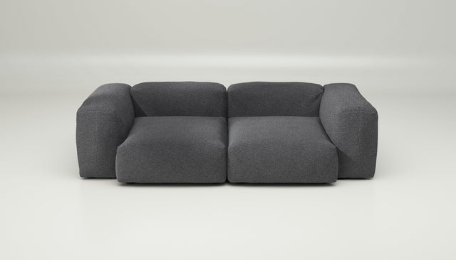 vetsak | Sofa Set 02 Medium - loop loop - anthracite | Sofa Modulable | 2.5 Places | Grand Sofa