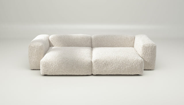 vetsak | Sofa Set 02 XLarge - doodle - creme | Sofa Modulable | 3.5 Places | Grand Sofa
