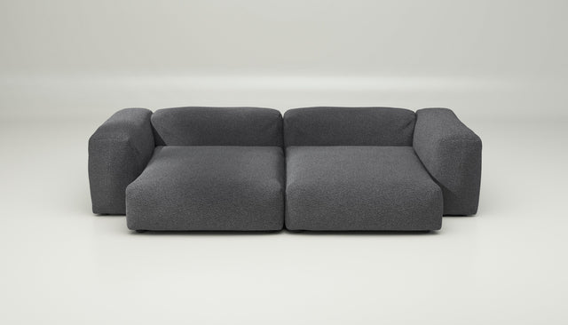 vetsak | Sofa Set 02 XLarge - loop loop - anthracite | Sofa Modulable | 3.5 Places | Grand Sofa