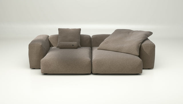 vetsak | Sofa Set 02 XLarge - loop loop - taupe | Sofa Modulable | 3.5 Places | Grand Sofa