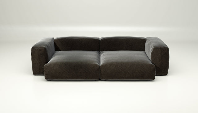 vetsak | Sofa Set 02 XLarge - suave - anthracite | Sofa Modulable | 3.5 Places | Grand Sofa