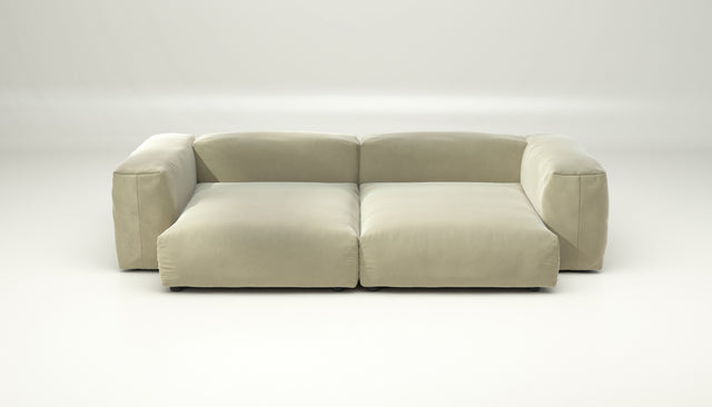 vetsak | Sofa Set 02 XLarge - suave - clay | Sofa Modulable | 3.5 Places | Grand Sofa