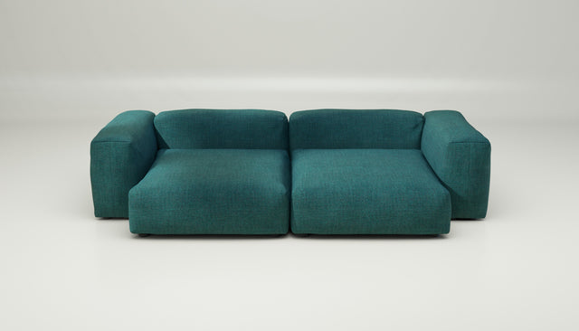 vetsak | Sofa Set 02 XLarge - pique - cedar | Sofa Modulable | 3.5 Places | Grand Sofa