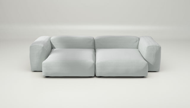 vetsak | Sofa Set 02 XLarge - Pique - Light Grey | Modular Sofa | 3.5 Seater | Big Sofa