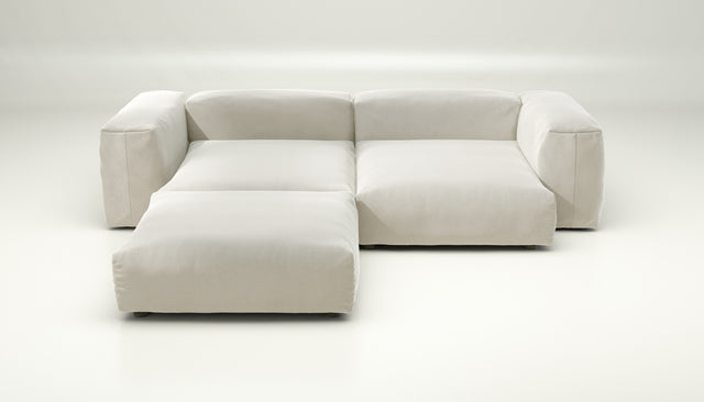 vetsak | Sofa Set 03 - suave - pearl | Sofa Modulable | 3.5 Places | Grand Sofa | Sofa d'angle