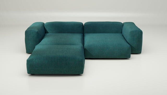 vetsak | Sofa Set 03 - pique - cedar | Sofa Modulable | 3.5 Places | Grand Sofa | Sofa d'angle