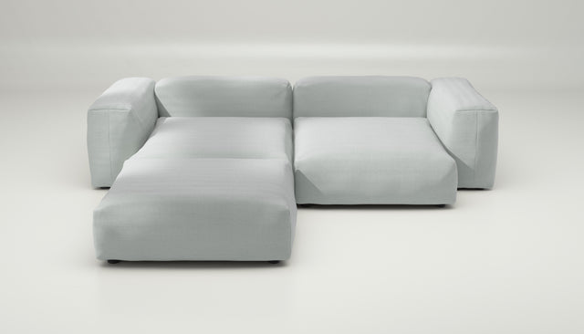 vetsak | Sofa Set 03 - Pique - Light Grey | Modular Sofa | 3.5 Seater | Big Sofa | Corner Sofa