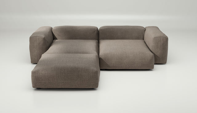 vetsak | Sofa Set 03 - Pique - Stone | Modular Sofa | 3.5 Seater | Big Sofa | Corner Sofa