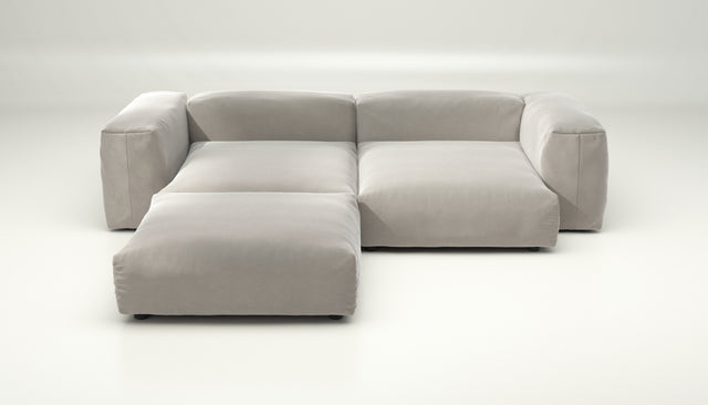 vetsak | Sofa Set 03 - Suave - Clay | Sofa Modulable | 3.5 Places | Grand Sofa | Sofa d'angle