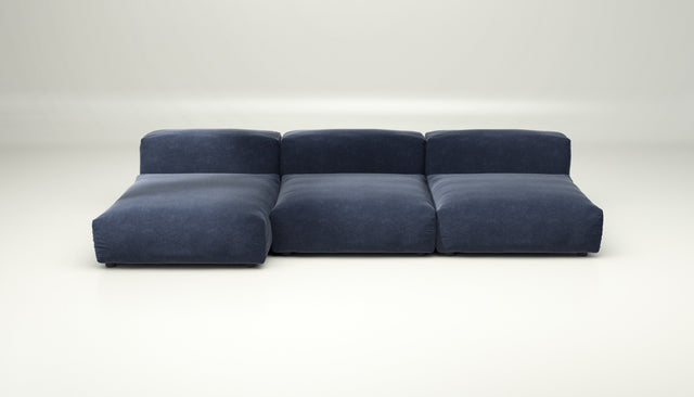 vetsak | Sofa Set 04 - suave - navy | Sofa Modulable | 5 Places | Grand Sofa