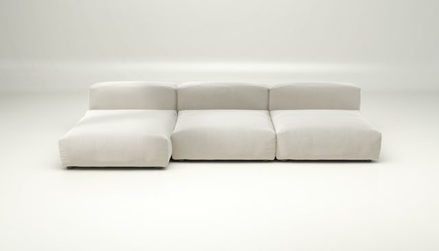vetsak | Sofa Set 04 - suave - pearl | Sofa Modulable | 5 Places | Grand Sofa