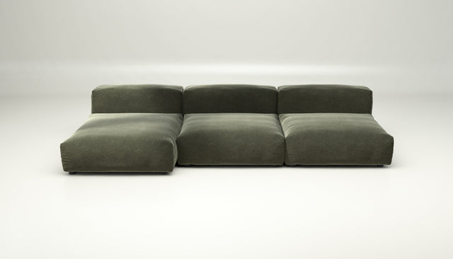 vetsak | Sofa Set 04 - suave - pine | Sofa Modulable | 5 Places | Grand Sofa