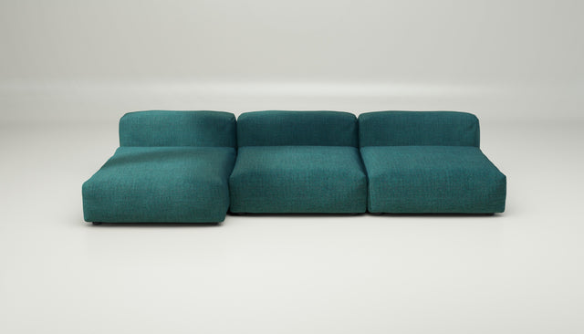 vetsak | Sofa Set 04 - pique - cedar | Sofa Modulable | 5 Places | Grand Sofa