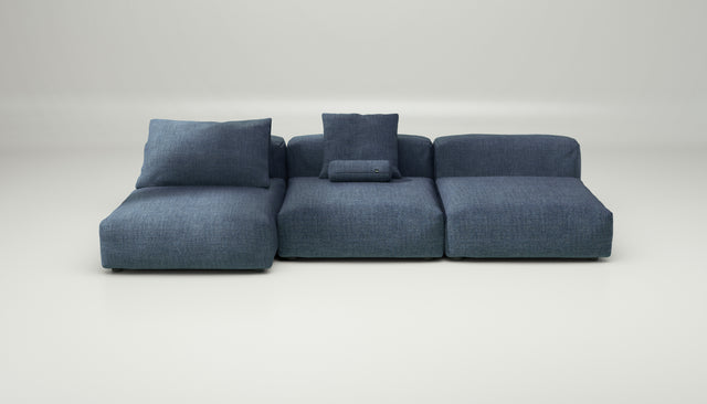 vetsak | Sofa Set 04 - Pique - Dark Blue | Modular Sofa | 5 Seater | Big Sofa
