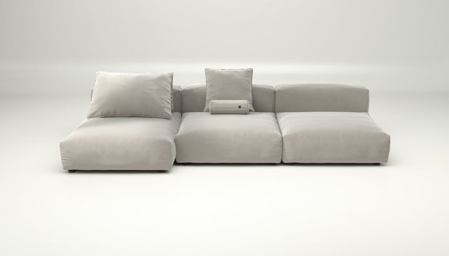 vetsak | Sofa Set 04 - suave - clay | Sofa Modulable | 5 Places | Grand Sofa