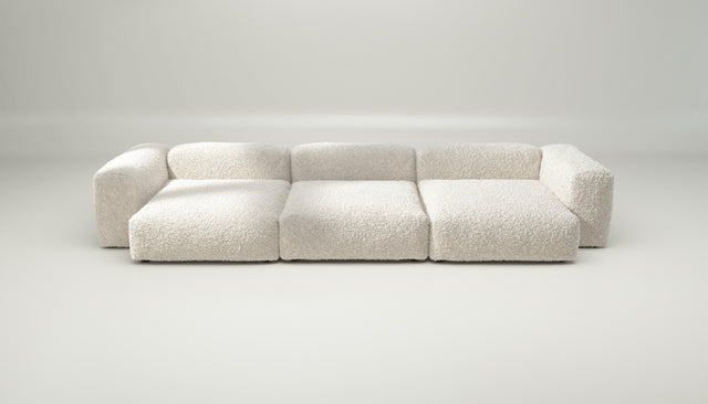 vetsak | Sofa Set 05 - doodle - creme | Sofa Modulable | 5 Places | Grand Sofa | Sofa d'angle