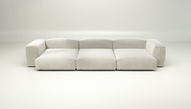 vetsak | Sofa Set 05 - suave - pearl | Sofa Modulable | 5 Places | Grand Sofa | Sofa d'angle
