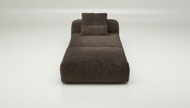 vetsak | Sofa Set 07 - Sun Lounger - doodle - cacao | Sofa Modulable | 2 Places | Daybed | Méridienne