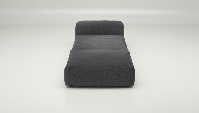 vetsak | Sofa Set 07 - Sun Lounger - loop loop - anthracite | Sofa Modulable | 2 Places | Daybed | Méridienne