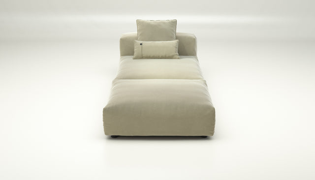 vetsak | Sofa Set 07 - Sun Lounger - suave - clay | Sofa Modulable | 2 Places | Daybed | Méridienne