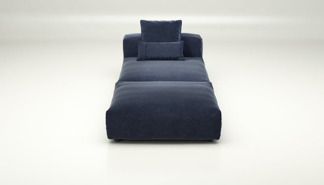 vetsak | Sofa Set 07 - Sun Lounger - suave - navy | Sofa Modulable | 2 Places | Daybed | Méridienne