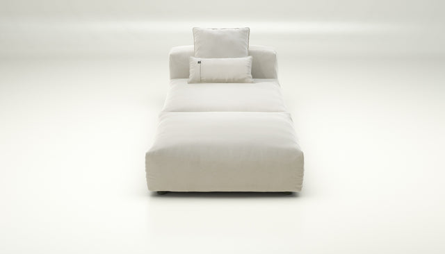 vetsak | Sofa Set 07 - Sun Lounger - suave - pearl | Sofa Modulable | 2 Places | Daybed | Méridienne