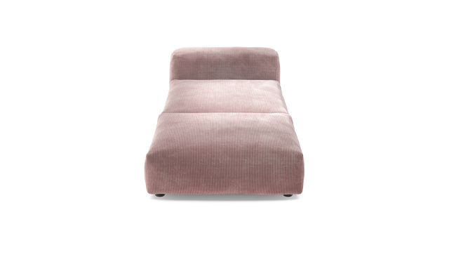 vetsak | Sofa Set 07 - Sun Lounger - Cord Velour - Blossom | Sofa Modulable | 2 Places | Daybed | Méridienne