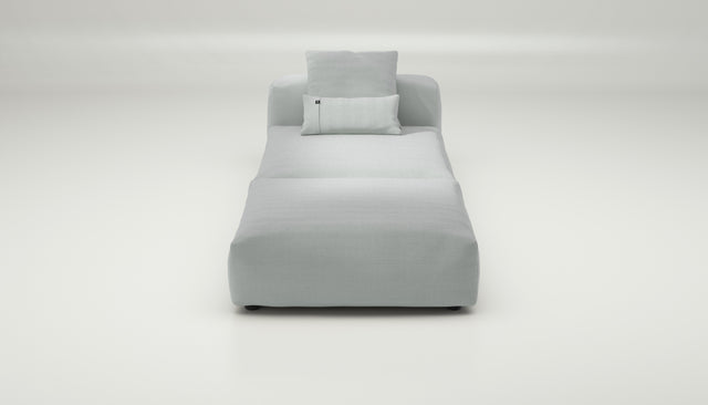 vetsak | Sofa Set 07 - Sun Lounger - Pique - Light Grey | Modular Sofa | 2 Seater | Daybed | Chaiselounge